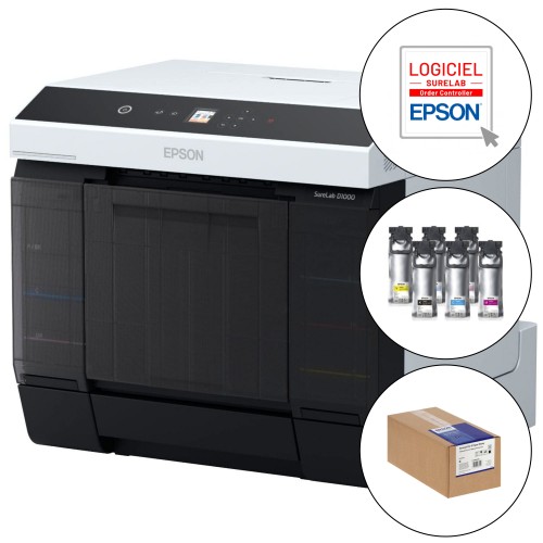 Epson SureLab D1000A kit 1 imprimante + 1 Order controller light + jeu d'encre