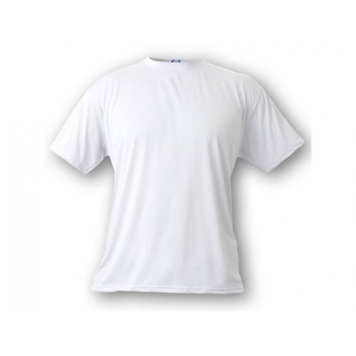 T-shirt Adulte XS - Blanc - Polyester pour sublimation (l'unité)