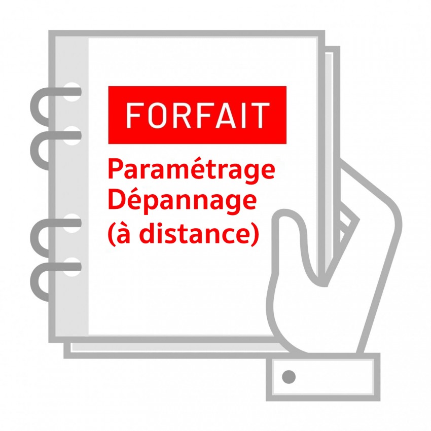 Forfait paramétrage et/ou dépannage à distance