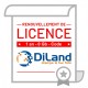 DiLand renouvellement licence WEB pour logiciel studio basic - 0GB