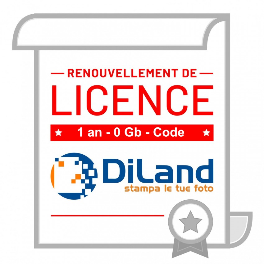 DiLand renouvellement licence WEB pour logiciel studio basic - 0GB