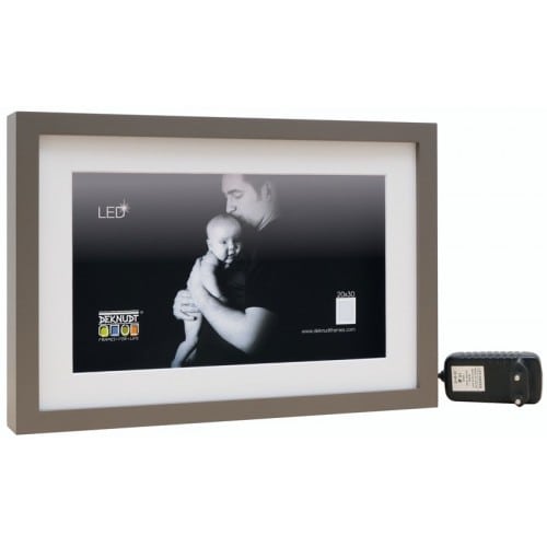 DEKNUDT - Cadre photo S67RL 9P1 (bois) avec bande LED 