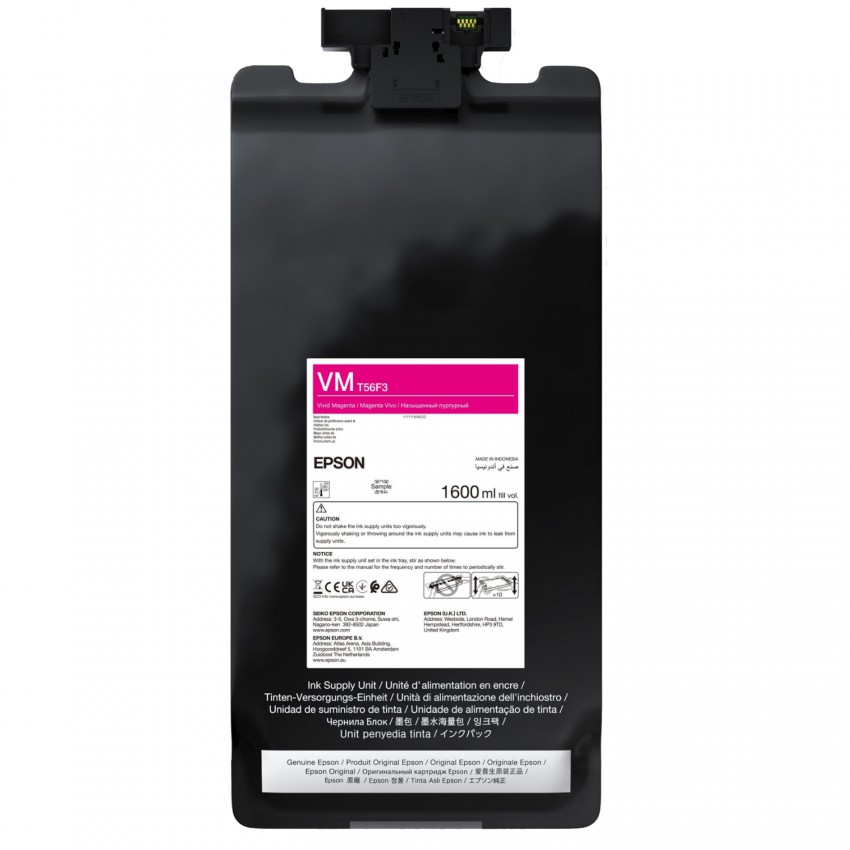 T56F3 UltraChrome Pro12 pour imprimante SC-P20500 - MAGENTA VIVID - 1,6L