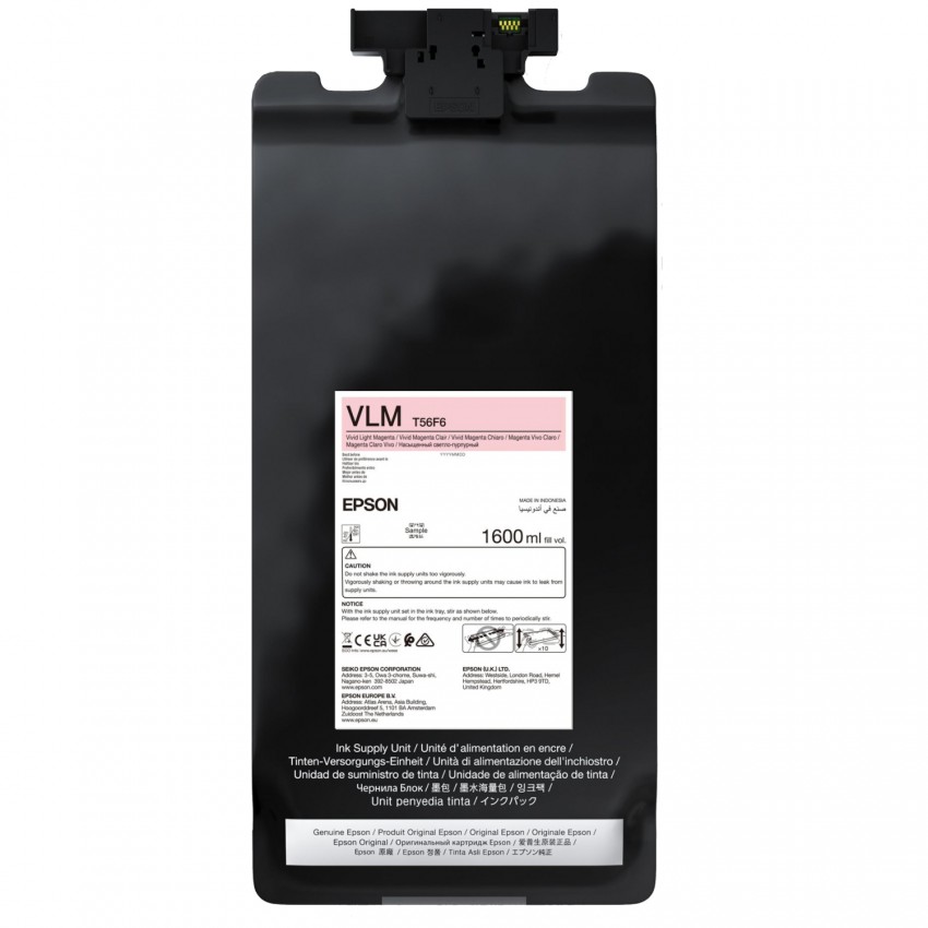 T56F6 UltraChrome Pro12 pour imprimante SC-P20500 - MAGENTA CLAIR VIVID - 1,6L