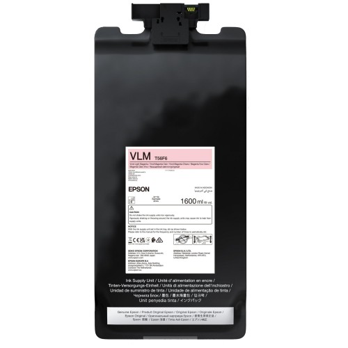 EPSON - Cartouche d'encre traceur T56F6 UltraChrome Pro12 pour imprimante SC-P20500 - MAGENTA CLAIR VIVID - 1,6L