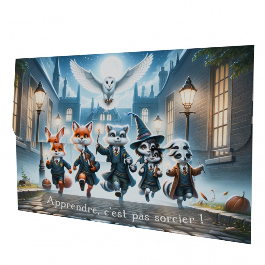 Groupe à rabat 33x23 Apprendre, c'est pas sorcier ! (Pack de 100p)