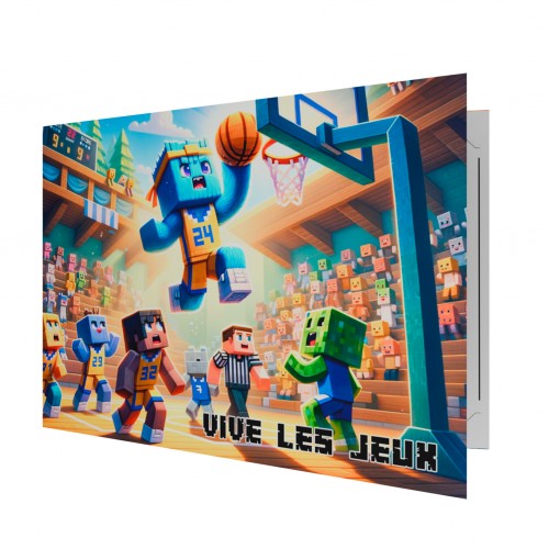 Chemise photo scolaire Collection Vive les jeux - Lot de 100