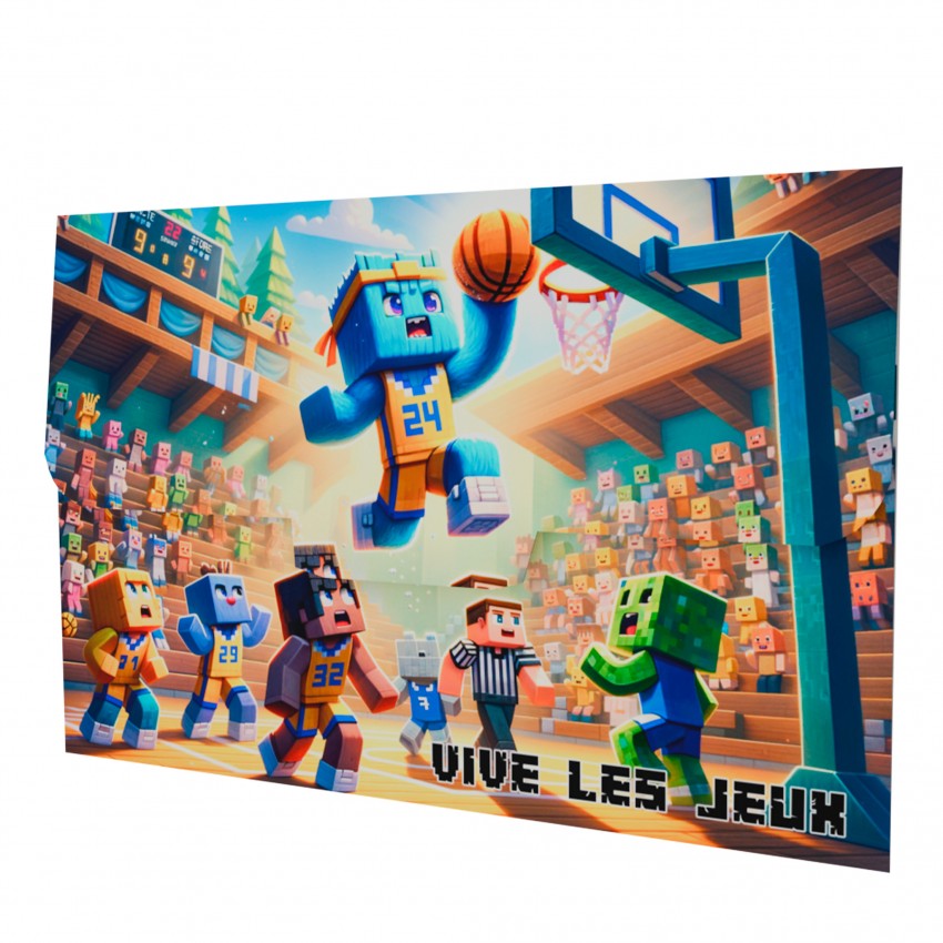 Groupe à rabat 33x23 Vive les Jeux (Pack de 100p)