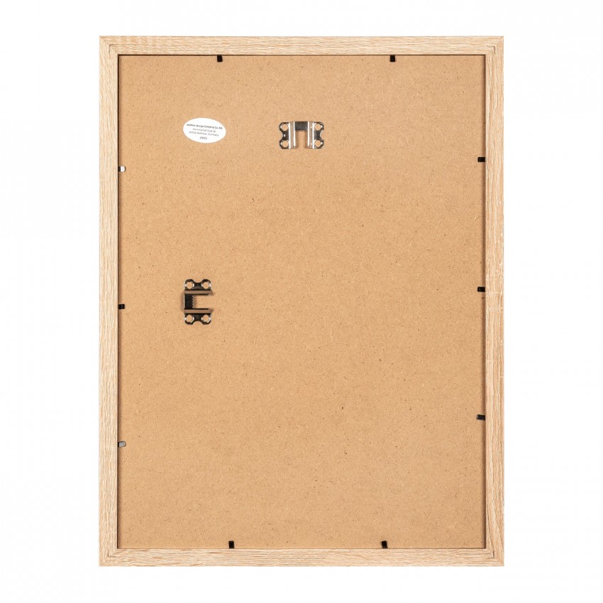 Cadre en bois Home avec passe-partout 13x18 cm (9x13 cm) | noyer | verre standard (2 mm