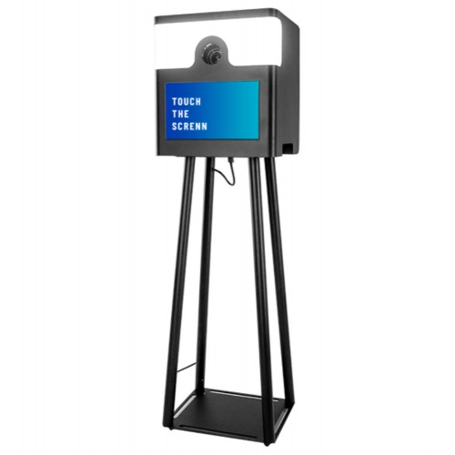 Borne photo (Photobooth) PRIME + pied + housse de transport sur roulettes + imprimante thermique DS620