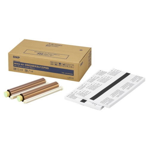 DNP - Consommable thermique double face Premium Digital 20x30 (8x12”) pour DS820DX - 150 tirages
