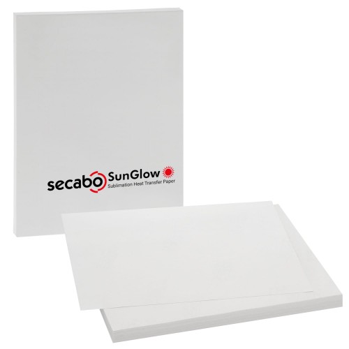 Secabo Papier pour transfert SunGlow - Format A4 - 120g/m² - Pack de 100 feuilles