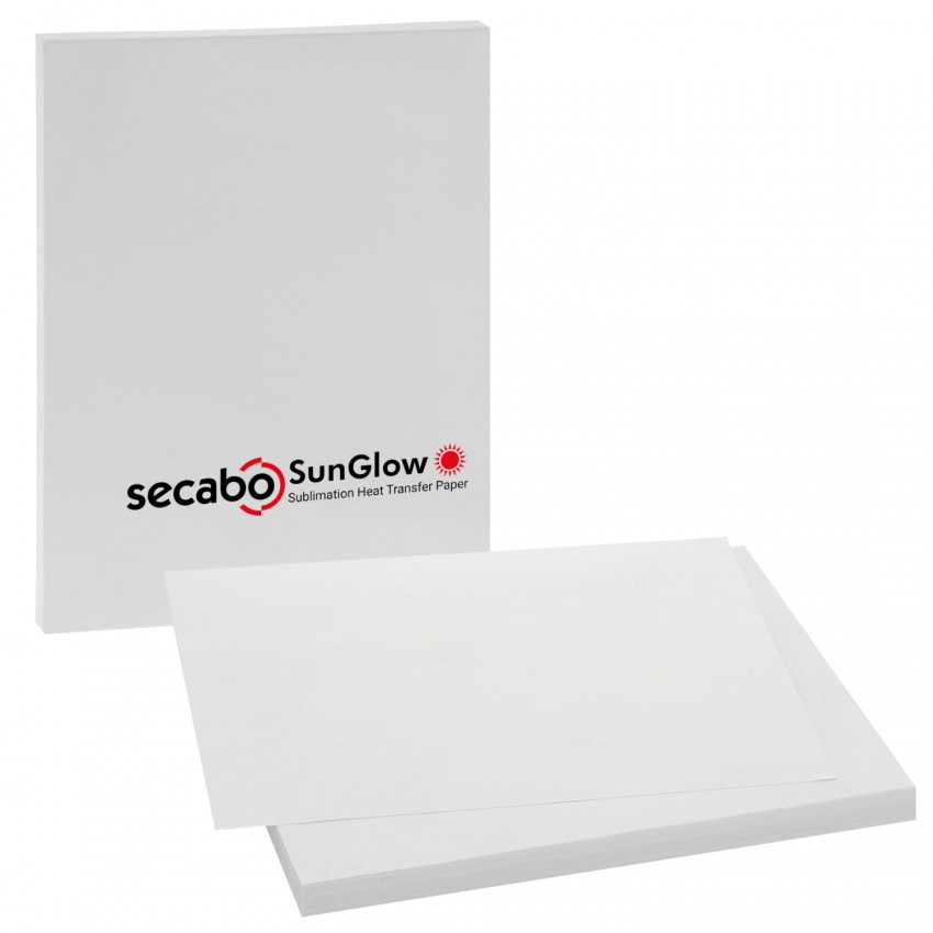 Secabo Papier pour transfert SunGlow - Format A4 - 120g/m² - Pack de 100 feuilles