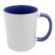 Mug blanc & violet 330ml pour sublimation (à l''unité)