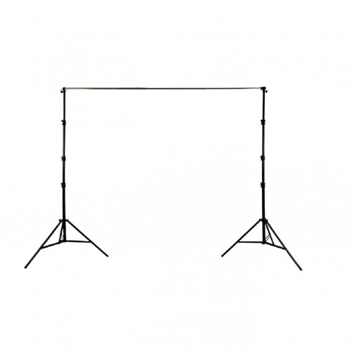 COLORAMA - Kit support de fond Classic Colorama 3m + 2 fonds (Noir et Blanc)