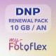 DNP My Fotoflex Renewal pack 10GB/1 an