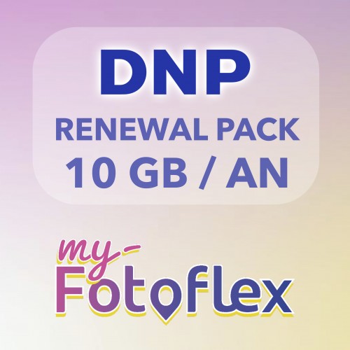 DNP - Forfait annuel My Fotoflex RENEWAL PACK 10GB