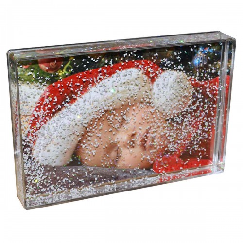 MB TECH - Cadre photo - Plexi - avec effet neige pour photo 10x15cm (Lot de 24)