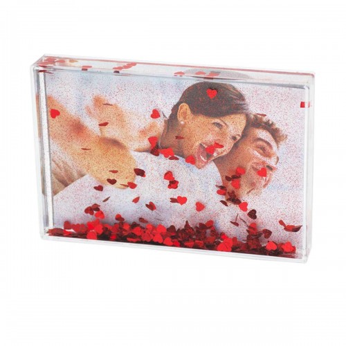 MB TECH - Cadre photo - Plexi - avec coeurs pour photo 10x15cm (Lot de 24)