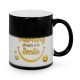 Mug céramique magique MB TECH 330ml (11oz) - Noir brillant - L'impression apparaît quand l'eau chaude est versée.