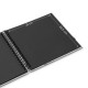 Hama Album à spirales Fine Art New black 28x24cm 50P noires
