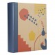 pochettes avec mémo KRAFFTY 4 - 150 pages kraft - 300 photos 11,5x15 - Couverture Bleue 21,5x25cm
