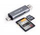 Intégral Lecteur USB 3.2 Type-A & C de carte mémoire SD & MicroSD