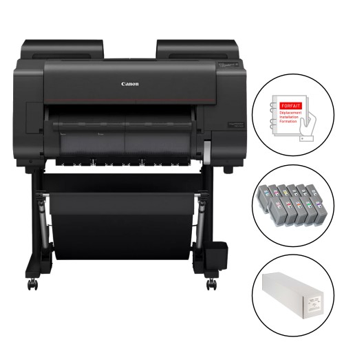 Canon Kit Imprimante jet d'encre PRO-2600 +encres+papier+installation