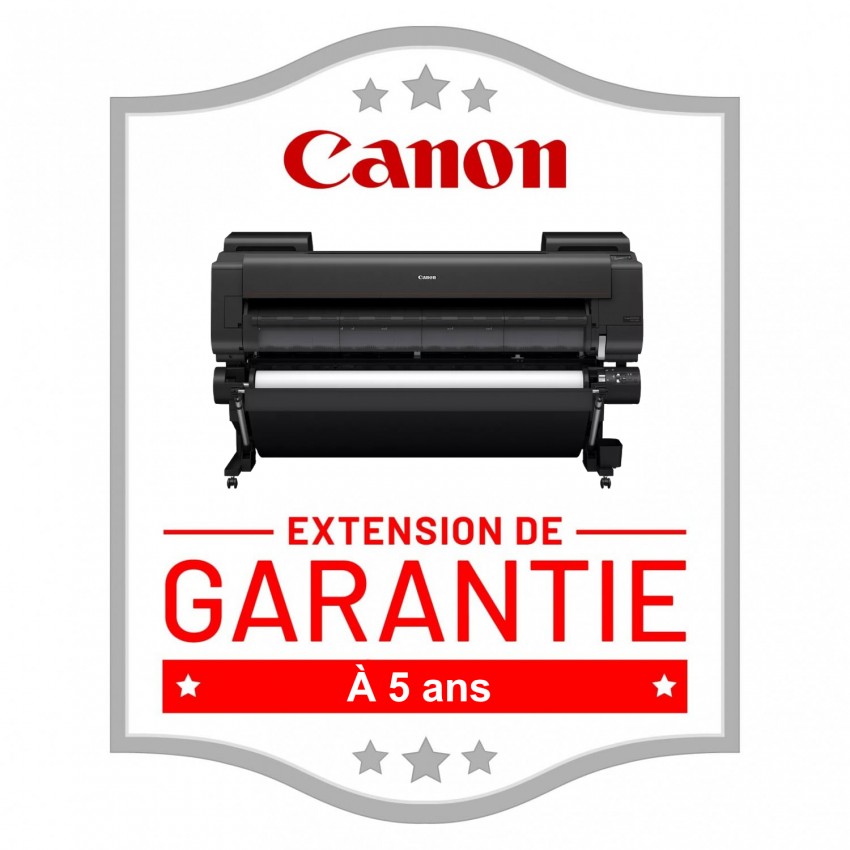 Canon Extension de garantie à 5 ans pour imprimantes PRO 6600/6600S