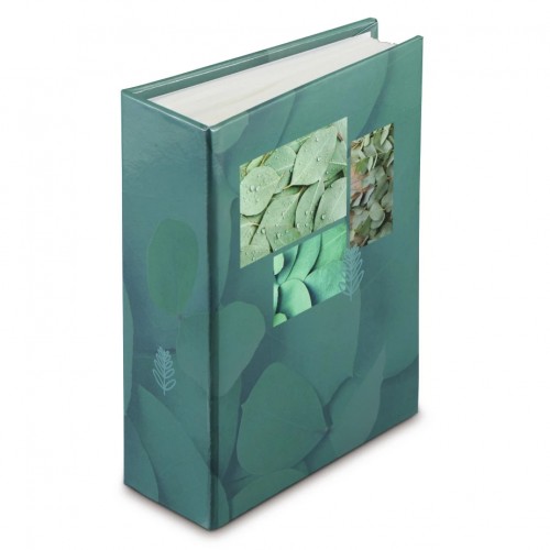 HAMA - Album photo pochettes sans mémo MINIMAX SINGO II - 100 pages pour 100 photos 10x15cm - Couverture Leaves 12,5x16,5cm