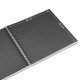 traditionnel FINE ART SPIRAL - 50 pages noires - 300 photos 10x15cm - Couverture Gris pierre 36x32cm + fenêtre
