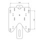 SECABO Adaptateur pour plaque de base TPD7 et TPD7 Premium