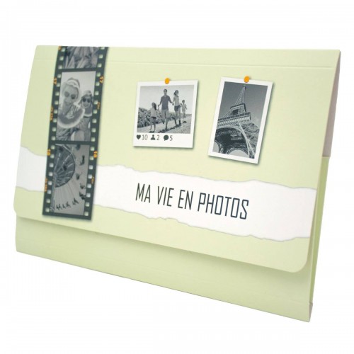 Pochette de livraison MA VIE EN PHOTOS - 15x23cm avec soufflet (Lot 200)
