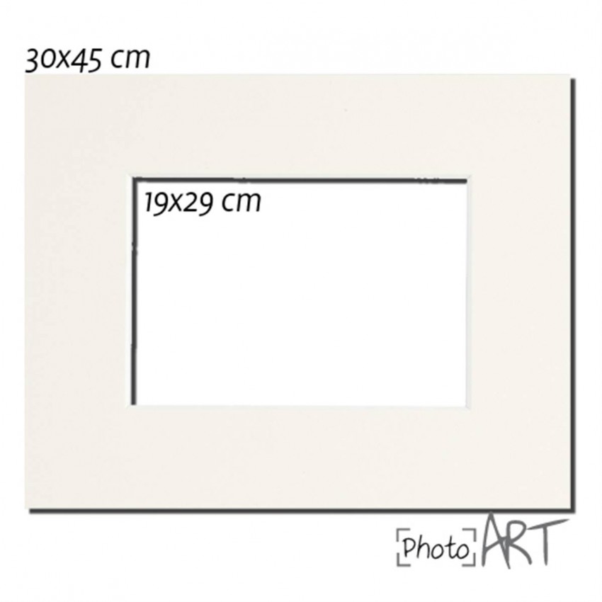 PASSE PARTOUT BLANC 30X45 PHOTO 20X30 Vendu par 3