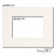 Format extérieur 40x60cm - Fenêtre 30x40 - Blanc Cassé (Lot de 3)