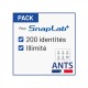 (200 identités/Illimité)  permet la réalisation des identités ANTS.