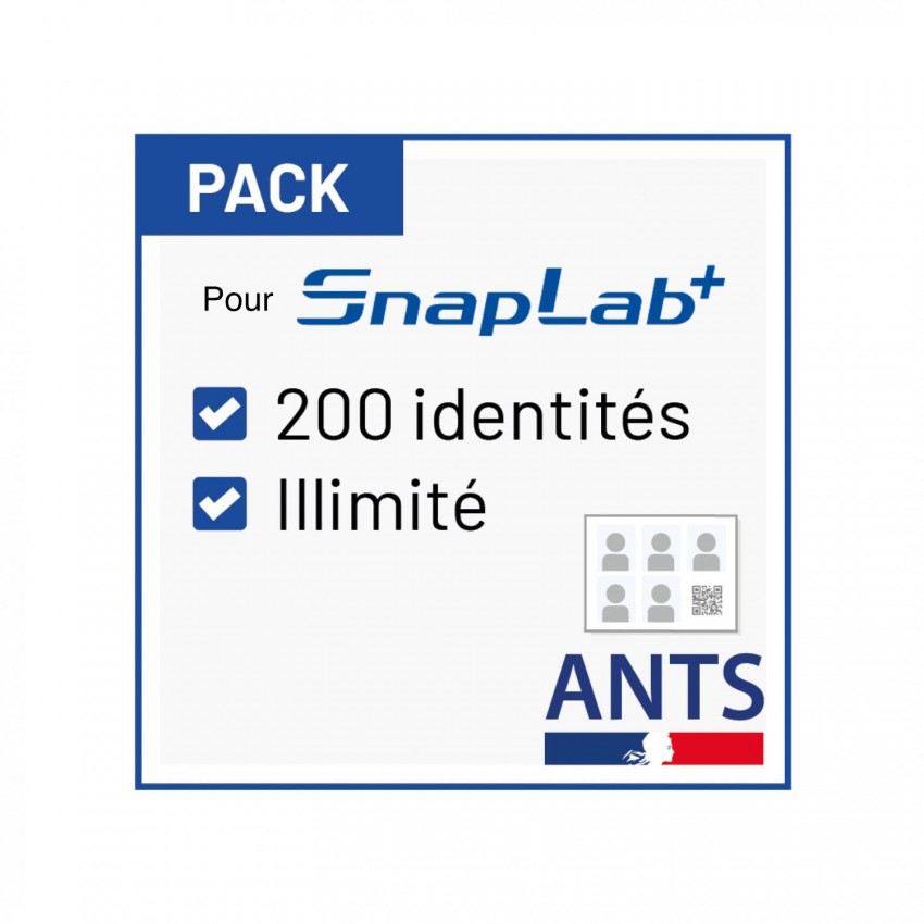 (200 identités/Illimité)  permet la réalisation des identités ANTS.