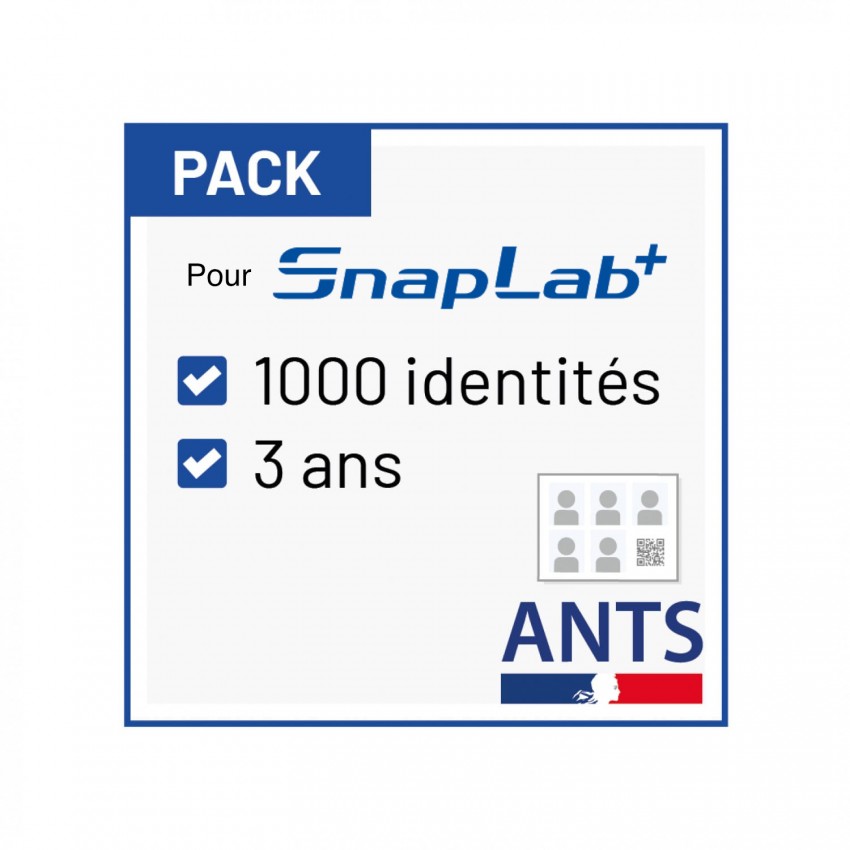 (1000 identités / 3 ans) permet la réalisation des identités ANTS.