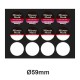 GAMAX Gabarit impression Badges et Magnets Ø59mm pour Epson V1000