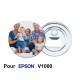 GAMAX - Badge Décapsuleur Ø59mm - pour Epson V1000  - Lot de 100