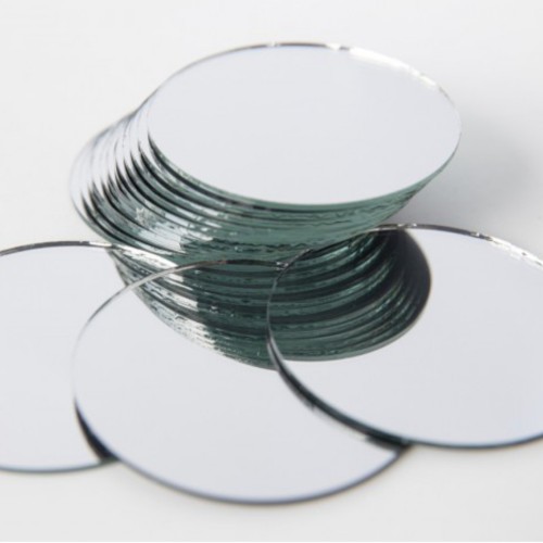 GAMAX - Miroir pour dos de badges Ø59mm pour B700 (Lot de 100)
