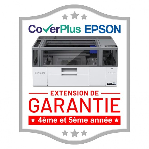 EPSON - Extension de garantie CoverPlus 4ème et 5ème année pour imprimante sublimation SC-F1000 (CP45OSSECK78)