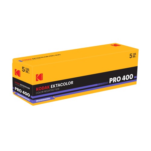 KODAK - Film couleur EKTACOLOR PRO 400 135-36 poses - Propack de 5