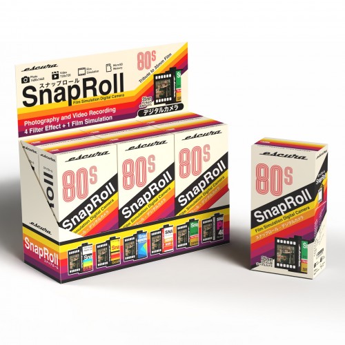 ESCURA Appareil Photo Numérique SNAPROLL Mini (Pack de 6)