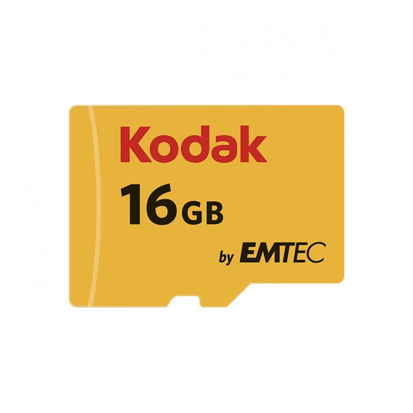 KODAK Carte Mémoire Micro-SD avec adaptateur 16GB - UHS-1 U1 Class 10