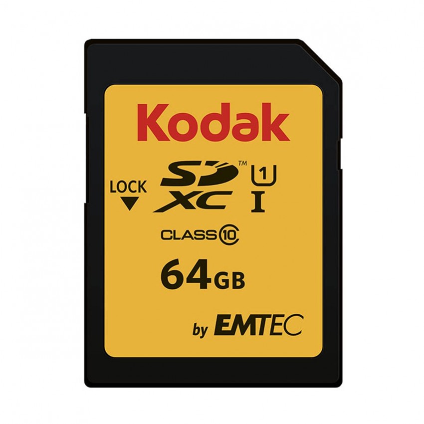 KODAK Carte Mémoire SD Premium 64GB - UHS-1 U1 Class 10