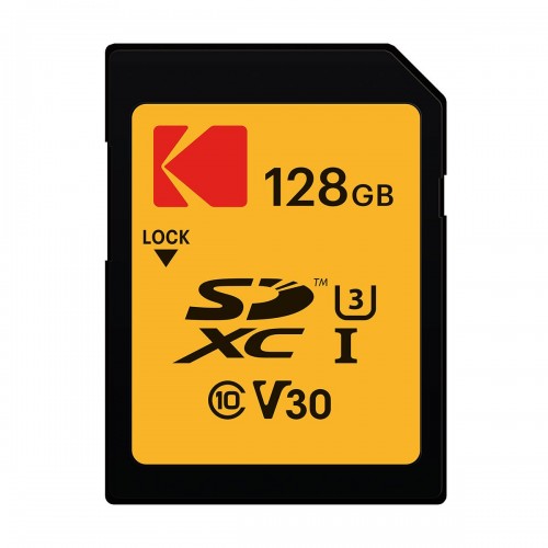 KODAK - Carte mémoire SD UHS-1 U3 V30 Ultra classe 30 - 128GB