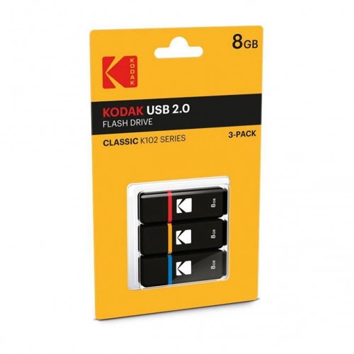KODAK Lot de 3 Clés USB 2.0 - K102 8GB