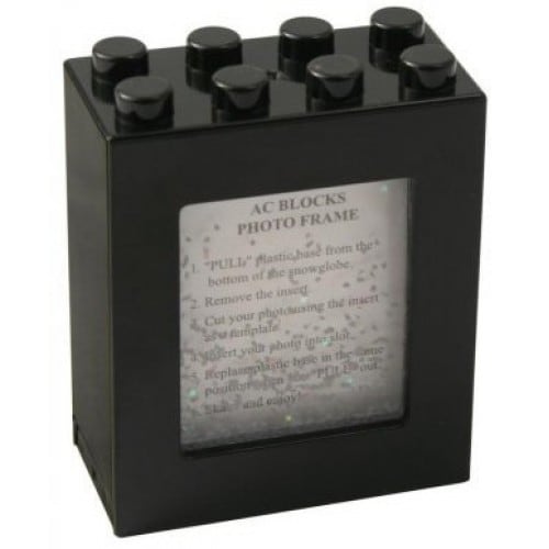 TECHNOTAPE - Cadre photo Cadre photo Lego noir avec paillettes Dim. 6,4x8cm