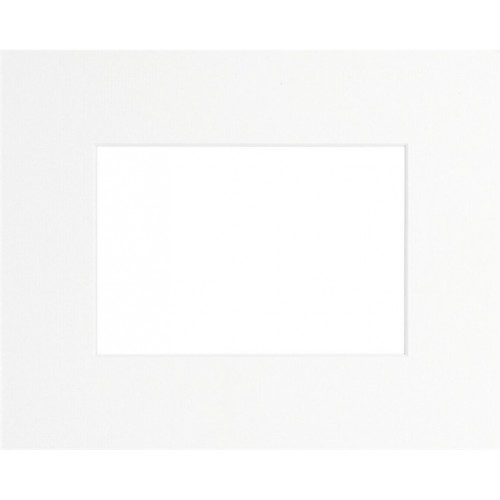 Passe partout BRIO - Format extérieur 15x20cm - Fenêtre 10x15cm - Blanc